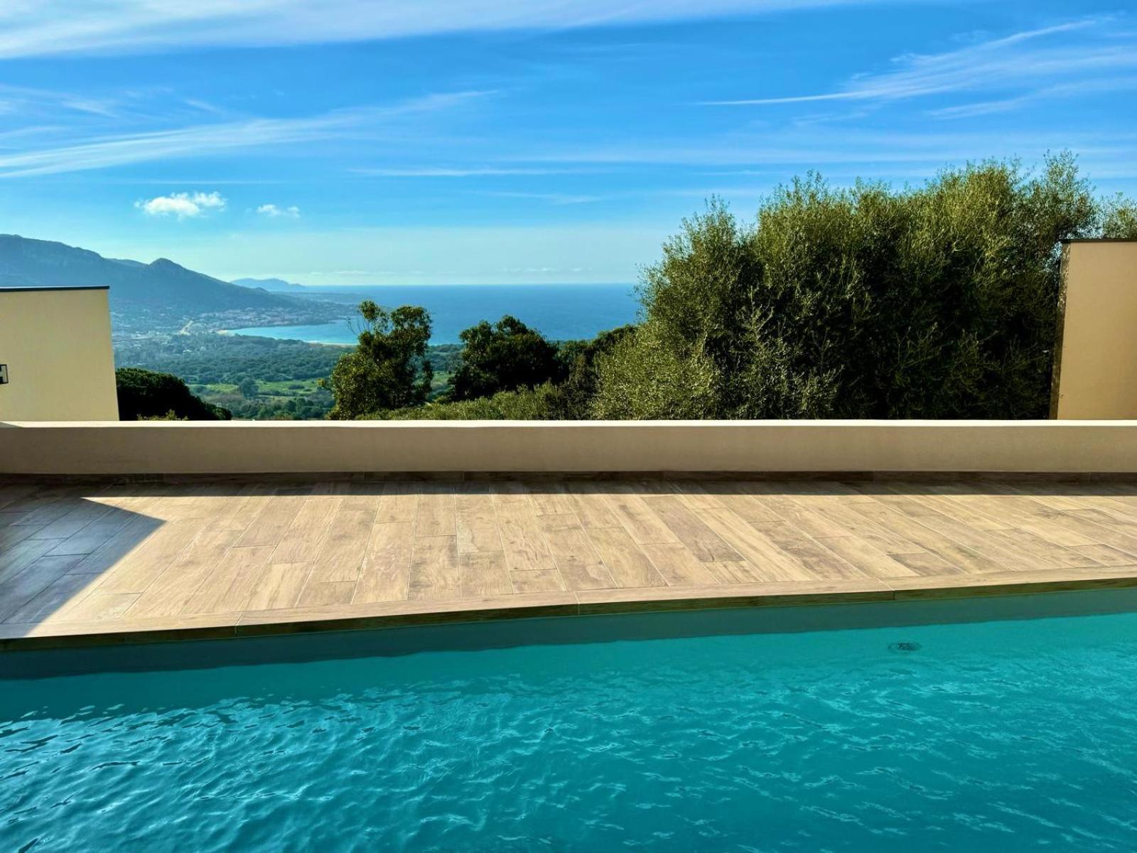 Super Villa Moderne Corbara Vue Mer Extérieur photo